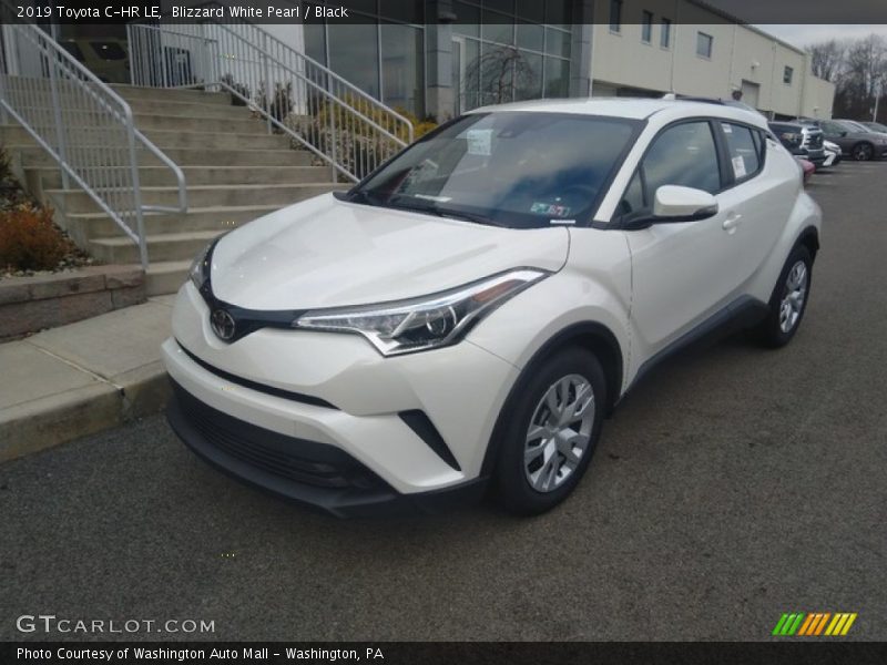Blizzard White Pearl / Black 2019 Toyota C-HR LE