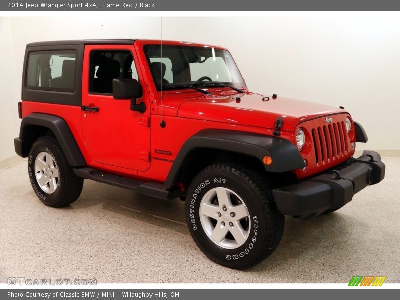 Flame Red / Black 2014 Jeep Wrangler Sport 4x4