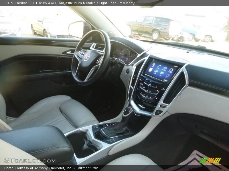 Majestic Plum Metallic / Light Titanium/Ebony 2015 Cadillac SRX Luxury AWD