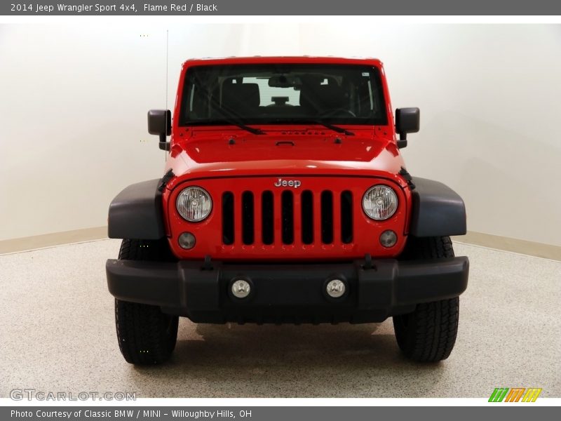 Flame Red / Black 2014 Jeep Wrangler Sport 4x4