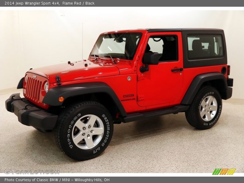 Flame Red / Black 2014 Jeep Wrangler Sport 4x4