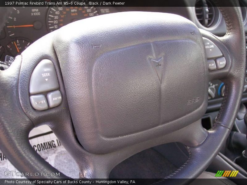 Black / Dark Pewter 1997 Pontiac Firebird Trans Am WS-6 Coupe