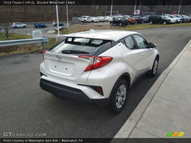 Blizzard White Pearl / Black 2019 Toyota C-HR LE