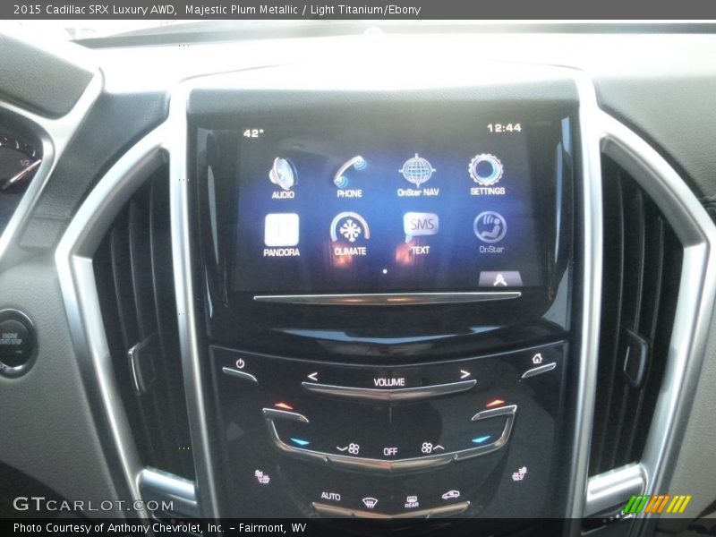 Majestic Plum Metallic / Light Titanium/Ebony 2015 Cadillac SRX Luxury AWD