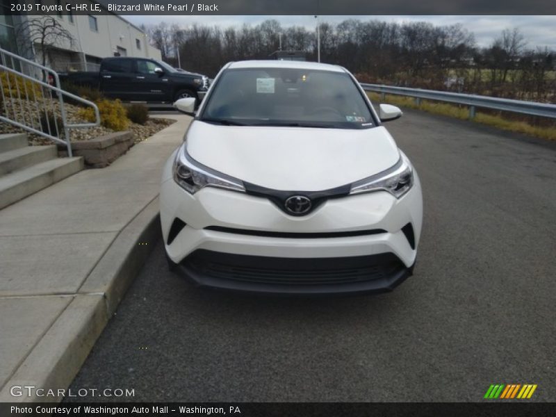 Blizzard White Pearl / Black 2019 Toyota C-HR LE