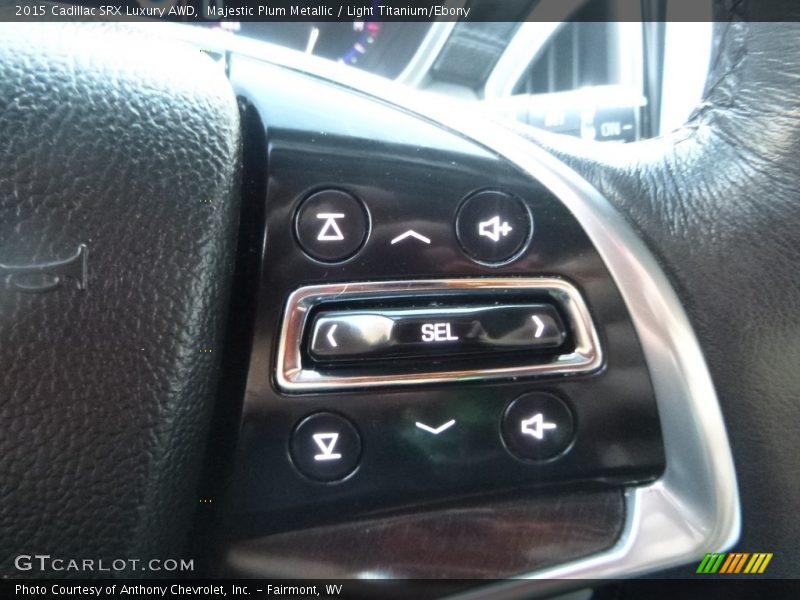 Majestic Plum Metallic / Light Titanium/Ebony 2015 Cadillac SRX Luxury AWD