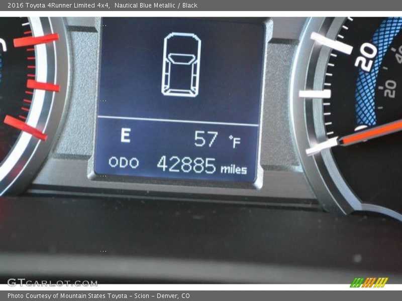 Nautical Blue Metallic / Black 2016 Toyota 4Runner Limited 4x4