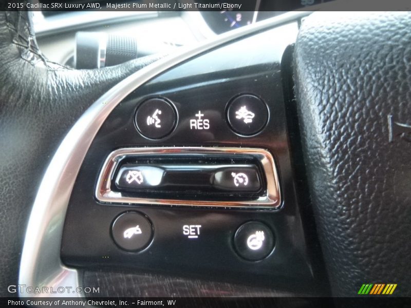 Majestic Plum Metallic / Light Titanium/Ebony 2015 Cadillac SRX Luxury AWD