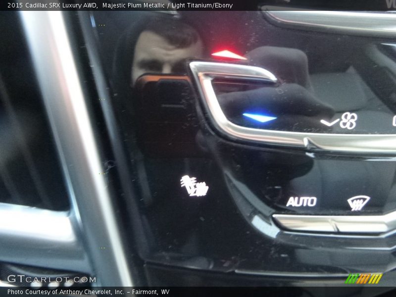 Majestic Plum Metallic / Light Titanium/Ebony 2015 Cadillac SRX Luxury AWD
