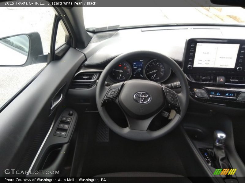 Blizzard White Pearl / Black 2019 Toyota C-HR LE