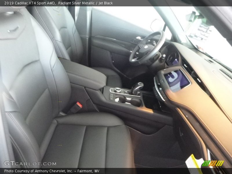 Radiant Silver Metallic / Jet Black 2019 Cadillac XT4 Sport AWD