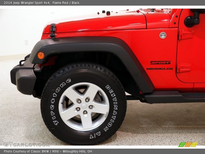 Flame Red / Black 2014 Jeep Wrangler Sport 4x4