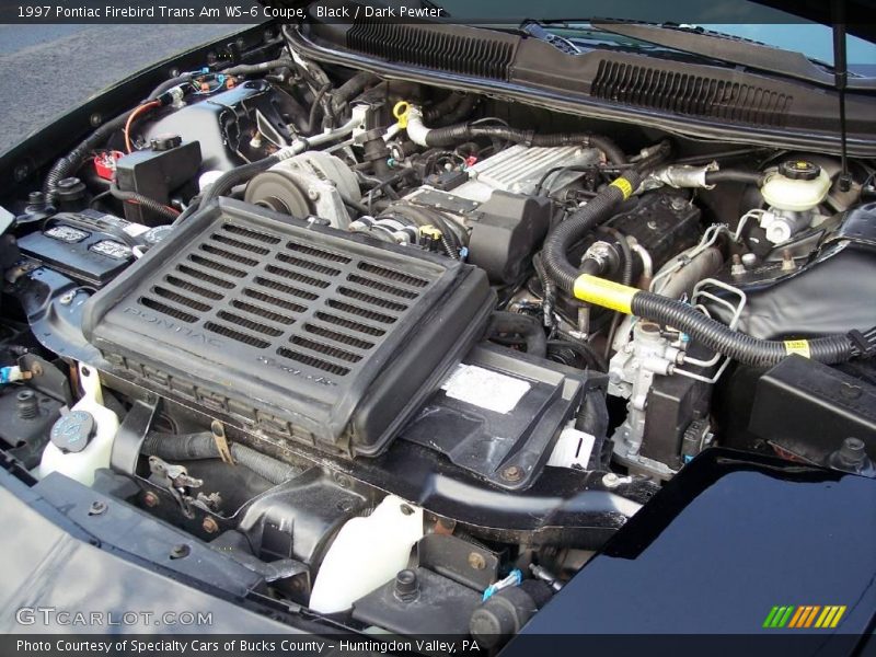 Black / Dark Pewter 1997 Pontiac Firebird Trans Am WS-6 Coupe