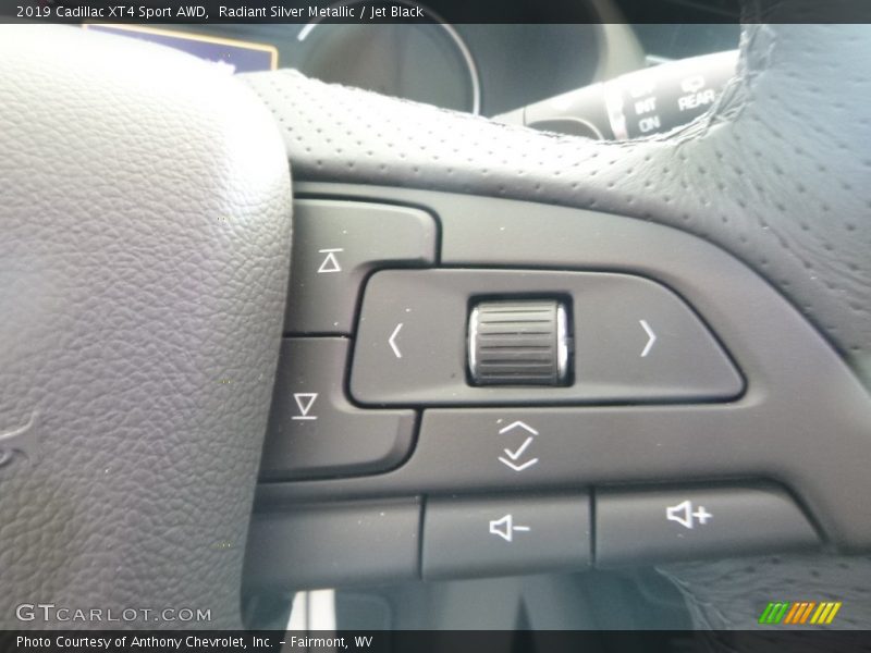 Radiant Silver Metallic / Jet Black 2019 Cadillac XT4 Sport AWD