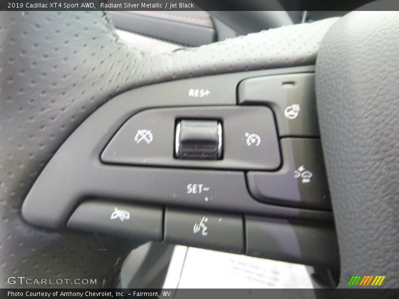 Radiant Silver Metallic / Jet Black 2019 Cadillac XT4 Sport AWD