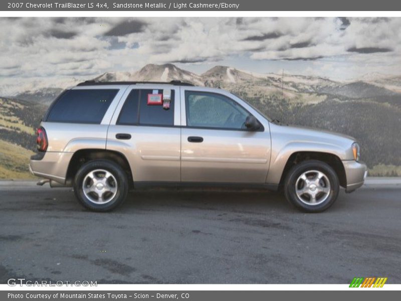 Sandstone Metallic / Light Cashmere/Ebony 2007 Chevrolet TrailBlazer LS 4x4