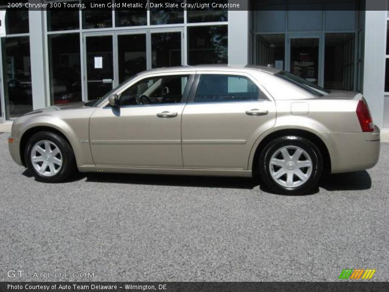 Linen Gold Metallic / Dark Slate Gray/Light Graystone 2005 Chrysler 300 Touring
