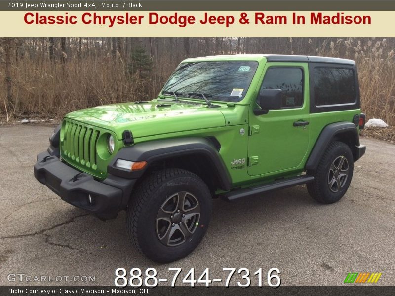 Mojito! / Black 2019 Jeep Wrangler Sport 4x4