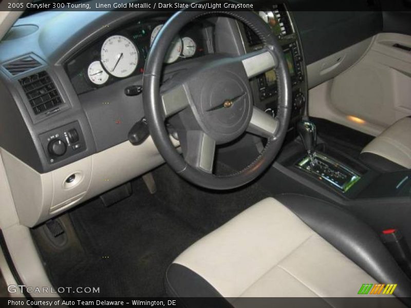 Linen Gold Metallic / Dark Slate Gray/Light Graystone 2005 Chrysler 300 Touring
