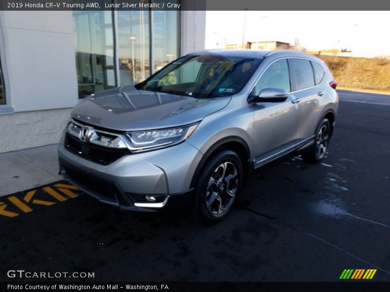 Lunar Silver Metallic / Gray 2019 Honda CR-V Touring AWD