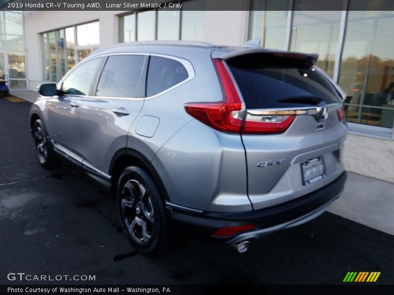 Lunar Silver Metallic / Gray 2019 Honda CR-V Touring AWD