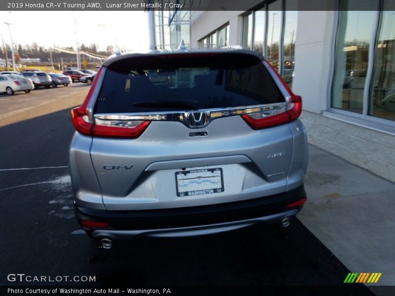 Lunar Silver Metallic / Gray 2019 Honda CR-V Touring AWD