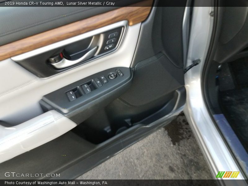 Lunar Silver Metallic / Gray 2019 Honda CR-V Touring AWD