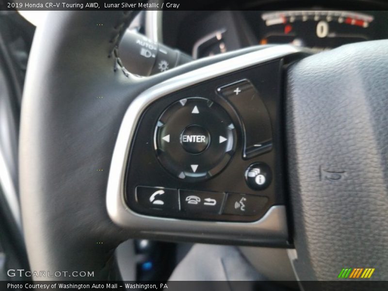 Lunar Silver Metallic / Gray 2019 Honda CR-V Touring AWD