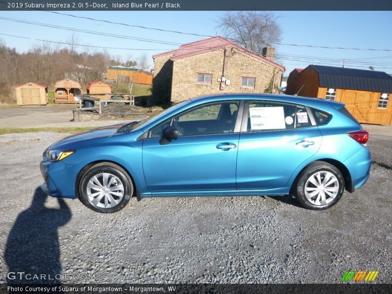 Island Blue Pearl / Black 2019 Subaru Impreza 2.0i 5-Door
