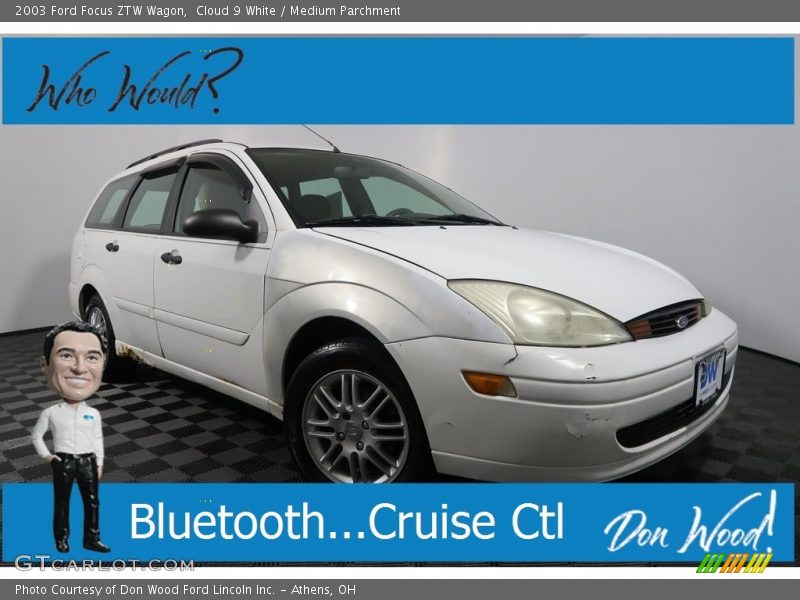 Cloud 9 White / Medium Parchment 2003 Ford Focus ZTW Wagon