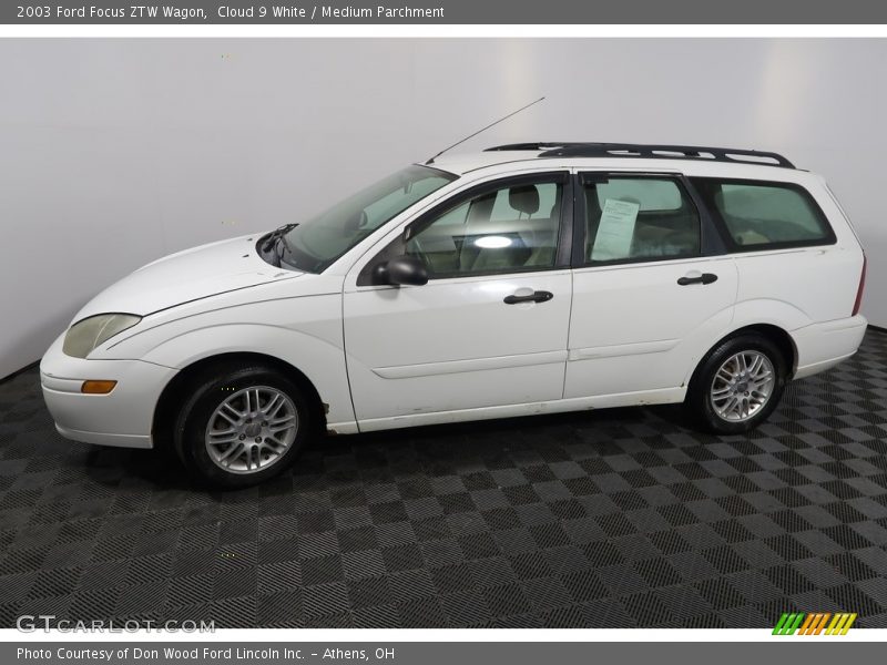 Cloud 9 White / Medium Parchment 2003 Ford Focus ZTW Wagon