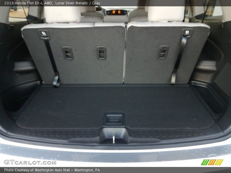 Lunar Silver Metallic / Gray 2019 Honda Pilot EX-L AWD