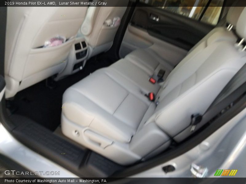 Lunar Silver Metallic / Gray 2019 Honda Pilot EX-L AWD