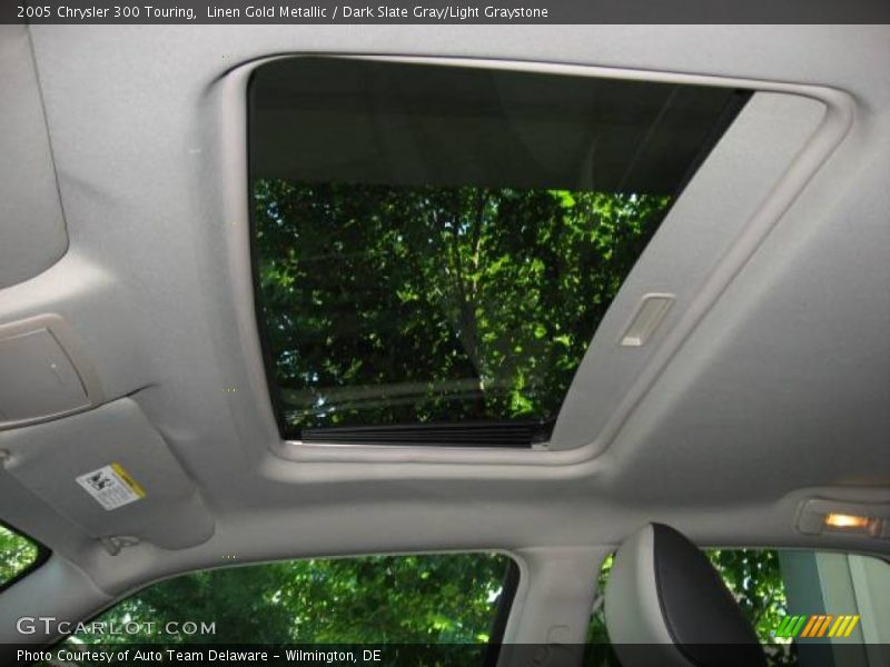 Linen Gold Metallic / Dark Slate Gray/Light Graystone 2005 Chrysler 300 Touring