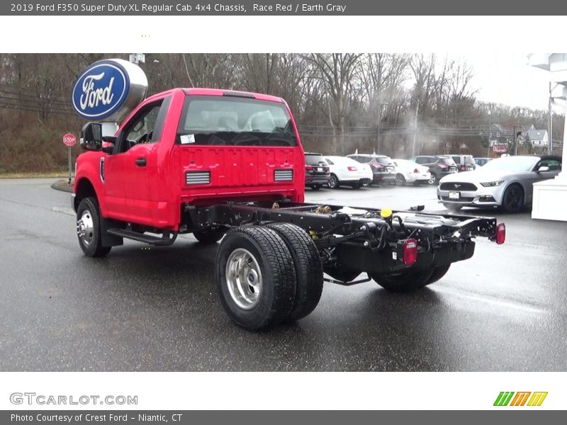 Race Red / Earth Gray 2019 Ford F350 Super Duty XL Regular Cab 4x4 Chassis