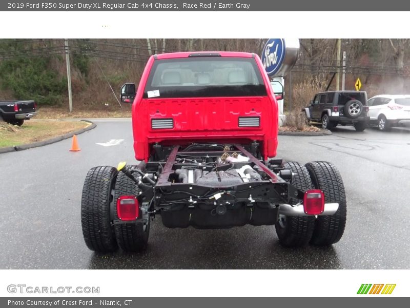Race Red / Earth Gray 2019 Ford F350 Super Duty XL Regular Cab 4x4 Chassis