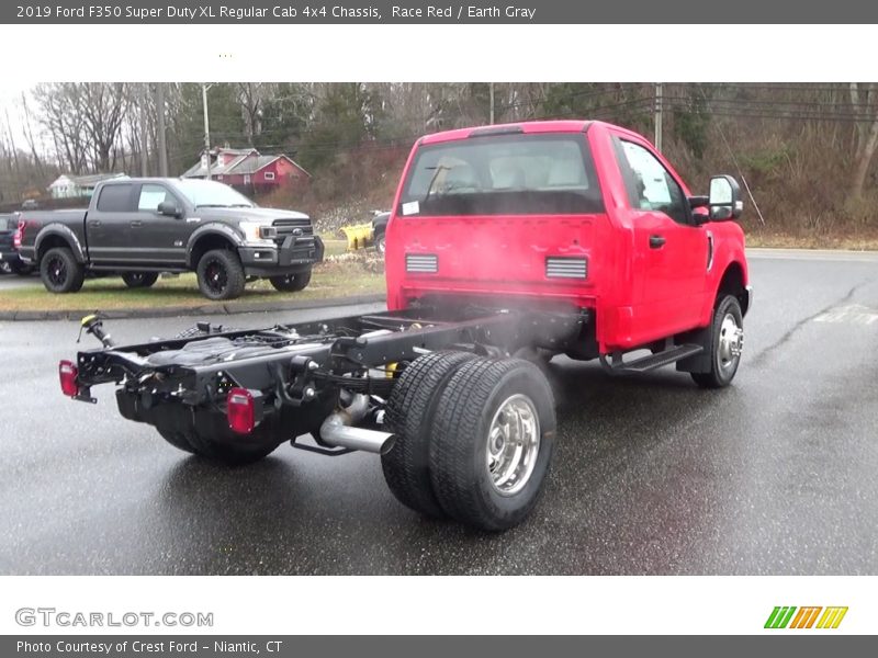 Race Red / Earth Gray 2019 Ford F350 Super Duty XL Regular Cab 4x4 Chassis