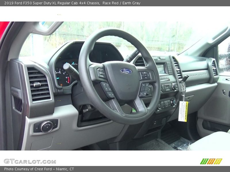 Race Red / Earth Gray 2019 Ford F350 Super Duty XL Regular Cab 4x4 Chassis