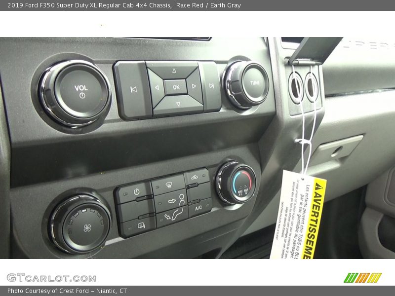 Race Red / Earth Gray 2019 Ford F350 Super Duty XL Regular Cab 4x4 Chassis