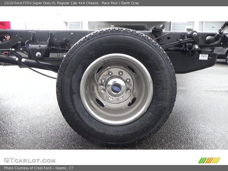 Race Red / Earth Gray 2019 Ford F350 Super Duty XL Regular Cab 4x4 Chassis