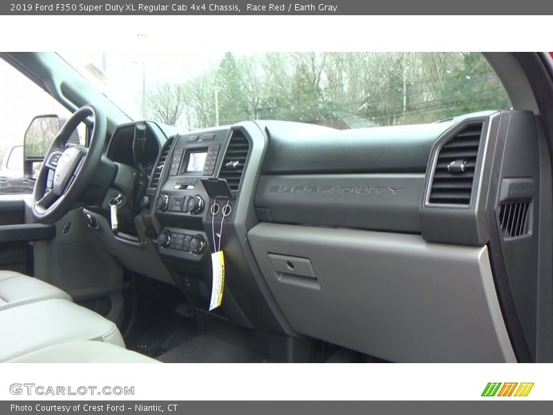 Race Red / Earth Gray 2019 Ford F350 Super Duty XL Regular Cab 4x4 Chassis