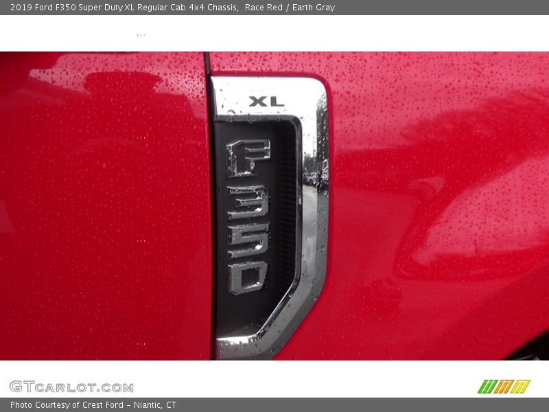 Race Red / Earth Gray 2019 Ford F350 Super Duty XL Regular Cab 4x4 Chassis