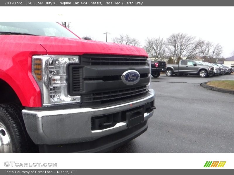 Race Red / Earth Gray 2019 Ford F350 Super Duty XL Regular Cab 4x4 Chassis