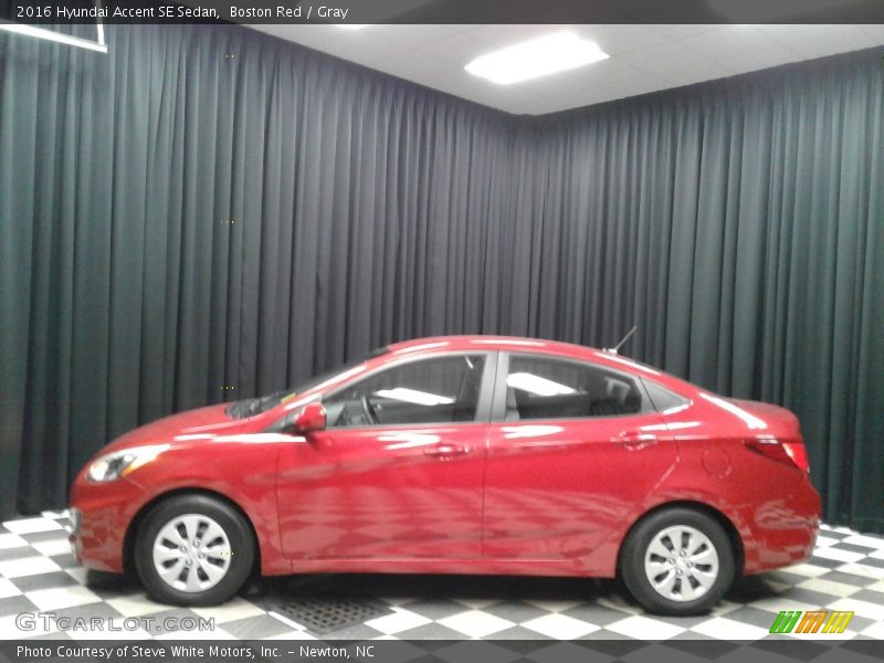 Boston Red / Gray 2016 Hyundai Accent SE Sedan