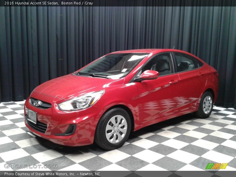 Boston Red / Gray 2016 Hyundai Accent SE Sedan