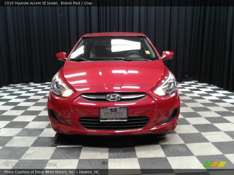 Boston Red / Gray 2016 Hyundai Accent SE Sedan