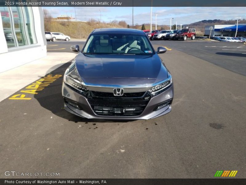 Modern Steel Metallic / Gray 2019 Honda Accord Touring Sedan