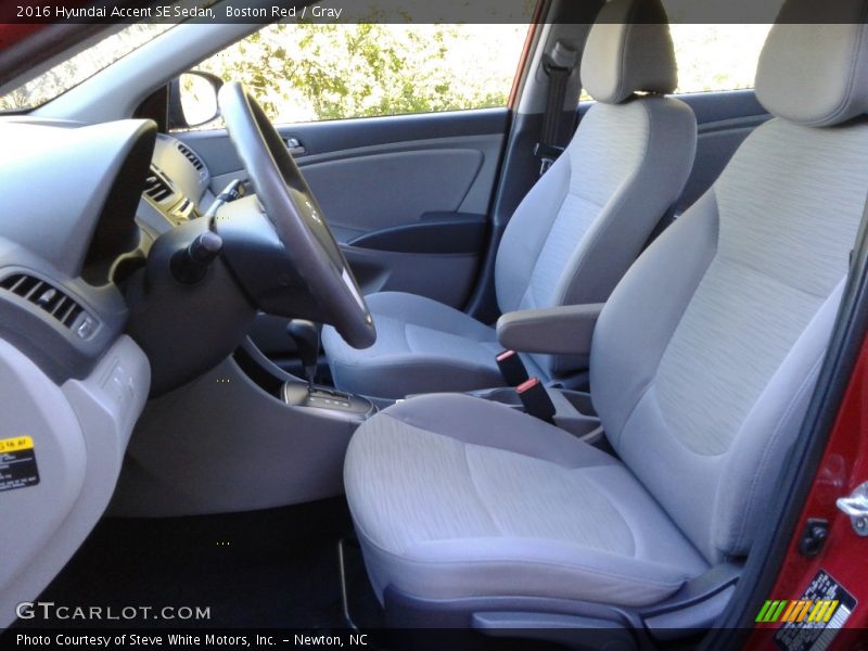 Boston Red / Gray 2016 Hyundai Accent SE Sedan