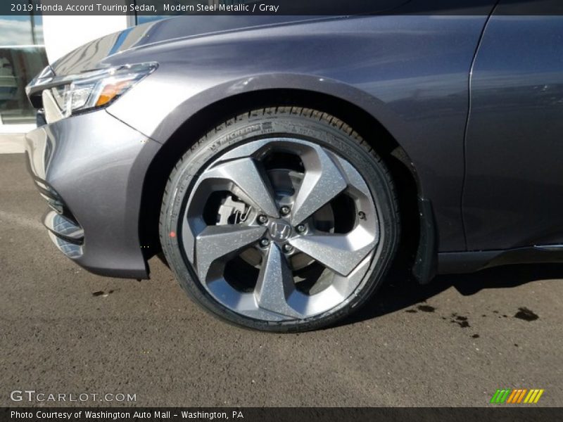 Modern Steel Metallic / Gray 2019 Honda Accord Touring Sedan