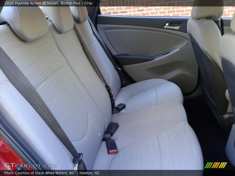 Boston Red / Gray 2016 Hyundai Accent SE Sedan